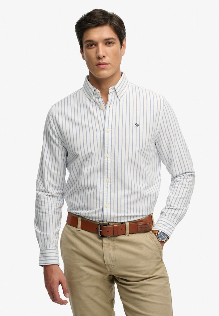Preppy Oxford Long Sleeve Shirt