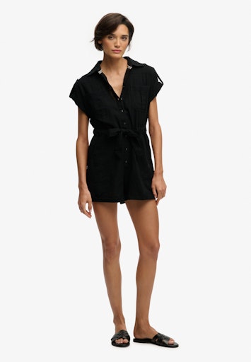 Belted Utility Playsuit
