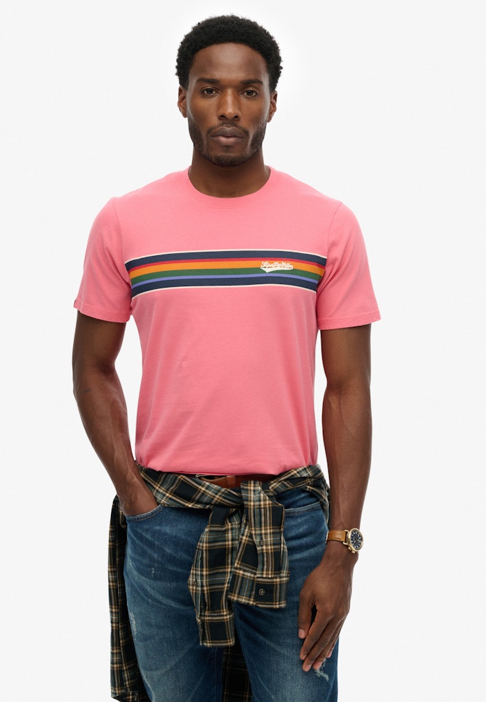 Outdoor Stripe Logo Relaxed T-Shirt