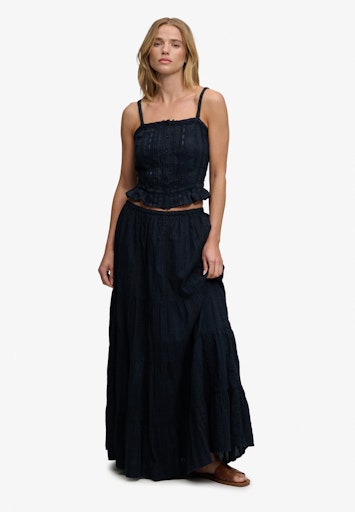 Tiered Maxi Skirt