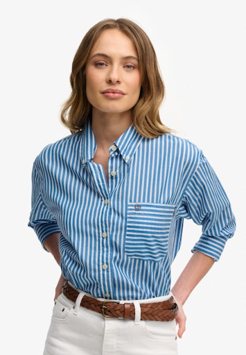 Poplin Relaxed Long Sleeve Shirt