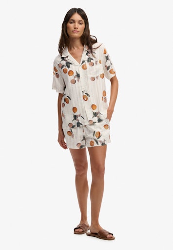 Cotton Printed Beach Shorts