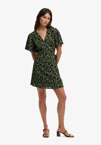 Mini Swing Wrap Dress